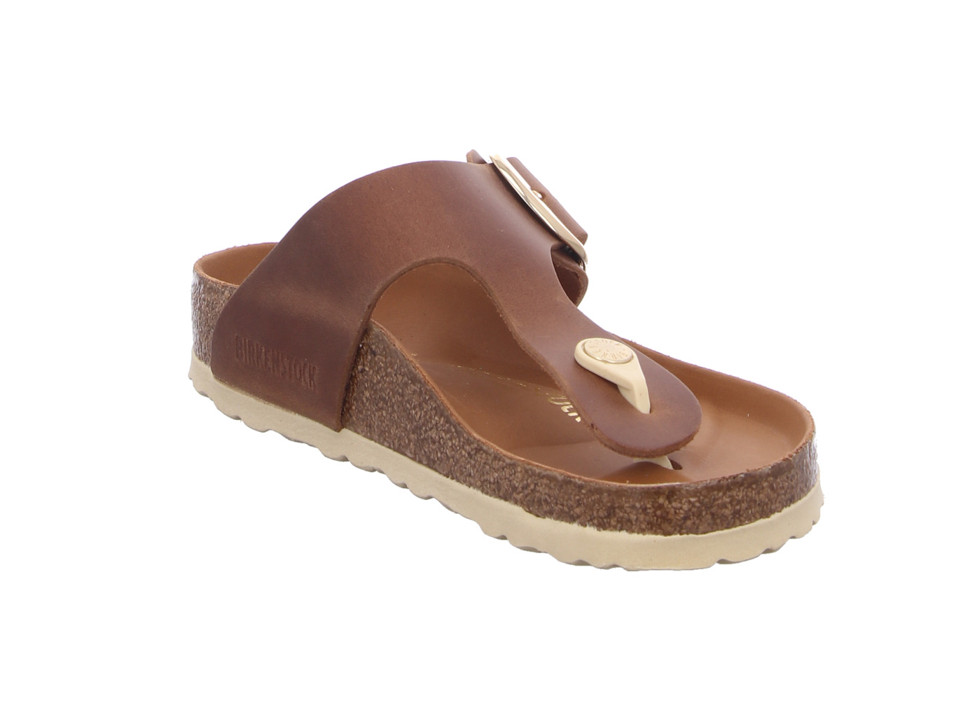 Cognac Birkenstock Zehentrenner Damen Weit Birkenstock Arizona Big