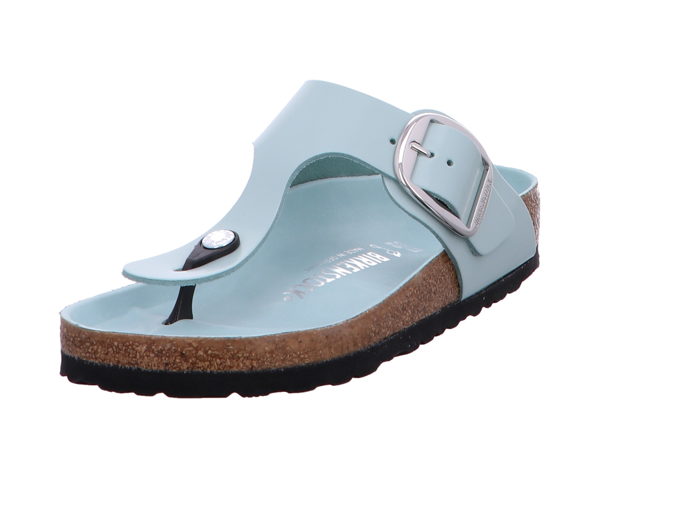 Birkenstock gizeh metallic blue outlet