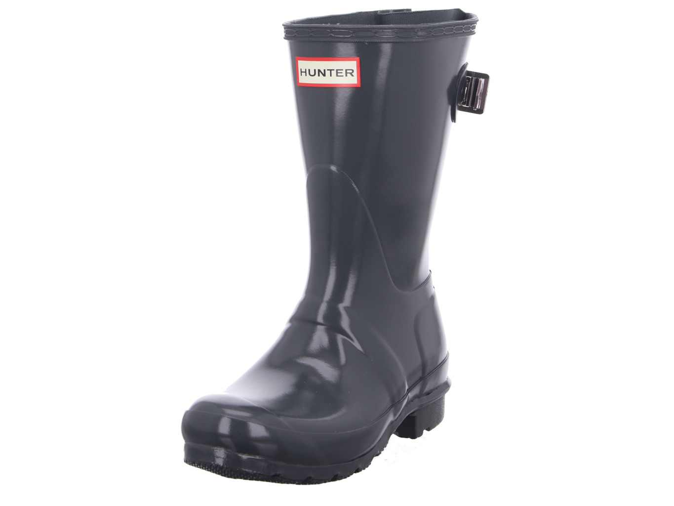Hunter original short discount rain boots dark slate