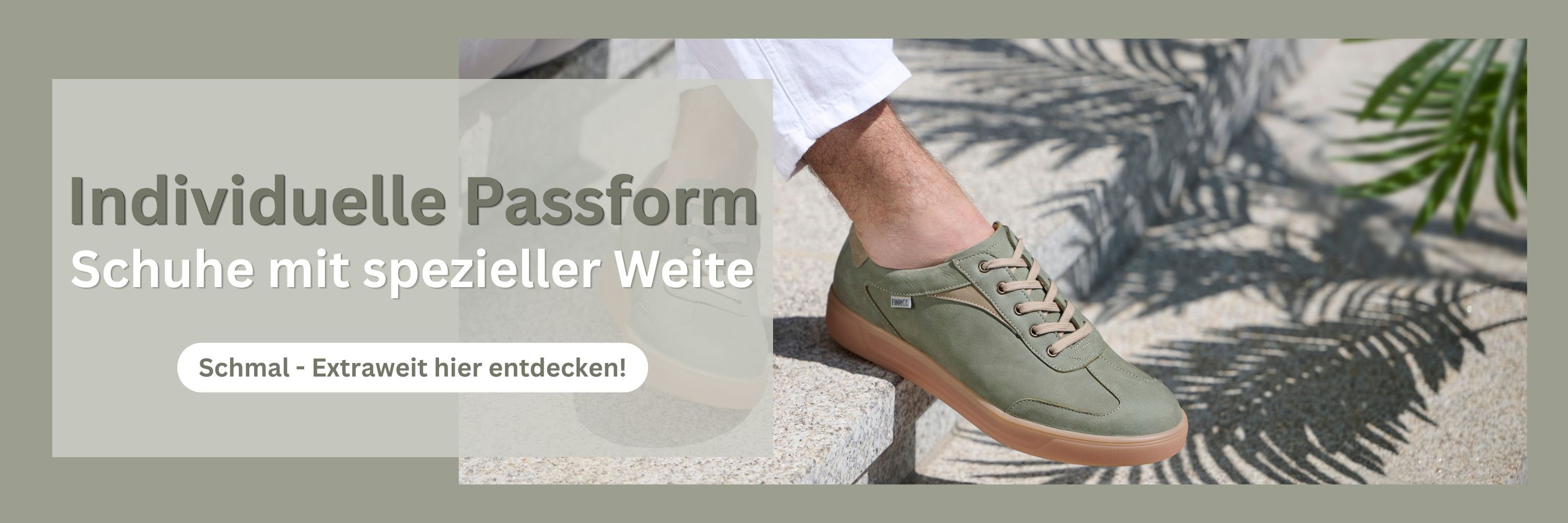 Schuhe mit individueller Passform in Schmal, Mittel, Weit oder Extraweit online kaufen