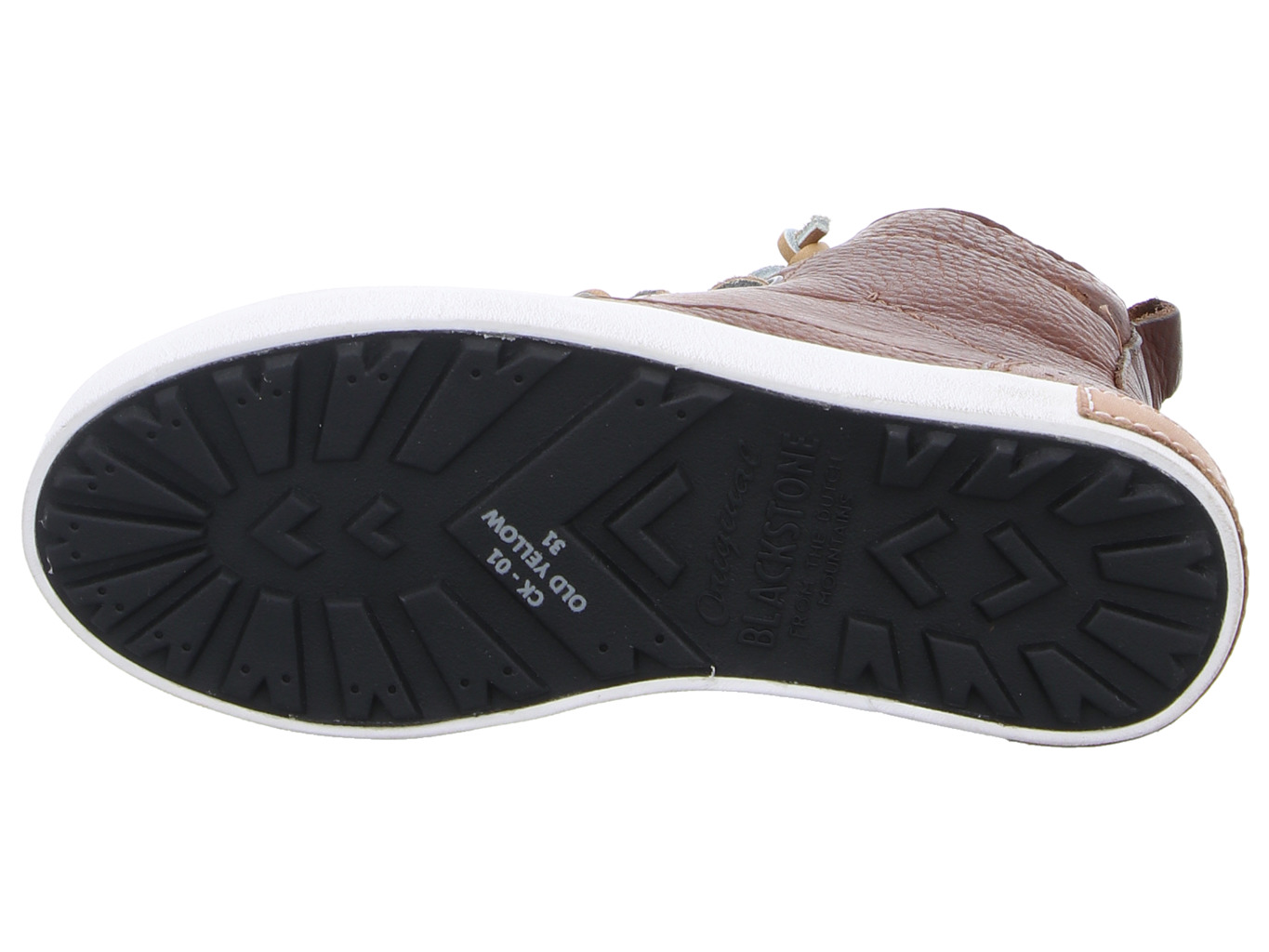 Blackstone Brampton Stivali Unisex Bambino In Pelle Marrone - Con Cerniera E Fodera Sintetica - Taglia 37