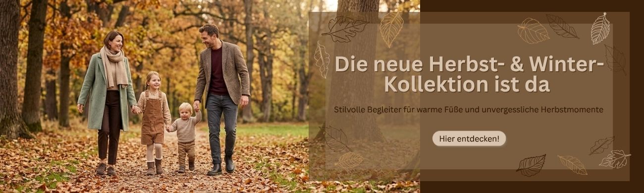 Neue Herbst-Winterschuhe für Damen, Herren & Kinder online kaufen